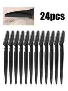 30pcs/Bottle Eyebrow Trimmer Blades, Boxed Facial Eyebrow Shaping Razor Blades With Storage Case, Suitable For Facial & Body Hair Removal, Hair Care Products & Accessories, Essential For Salon, Beauty And Travel, Unisex - Safety Razor - View 14