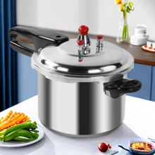 3/5/7/9 Litre Aluminum Pressure Cooker Kitchen Quick Cookware Home Dual Handle - View 5