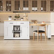 Dining Tables - White+Oak + MDF + Dining Room - View 8