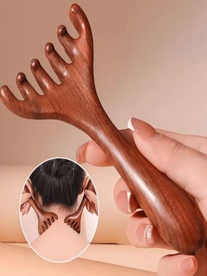 1pc/2pcs Head Meridian Massage Comb, Neck Lifting & Relaxing Comb, Shoulder & Neck Massage Comb, Massage Therapy Comb, Suitable For Meridian Massage To Relieve Stress, Soothe Emotions, Body Care, Travel, Outdoor, Sports, Office, School, Hair Clips, Hair Tools, Beauty Tools, School, Back To School, Travel, Travel Essentials, Home Essentials, Spa, Massage Tools, Massage, Massager, Spa, Household Necessities > Body Care Tools > Manual Massage & Relaxation Tools