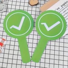 1pc Double-Sided Answer Card, Suitable For Teachers And Students, Great For Debates, Tests And Interactive Learning! Includes Red And Green Answer Cards With X Marks - Multicolor - View 6
