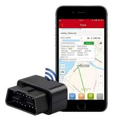 Tracker Localizador Gps Obd2 App Rastreador Vehicular Auto - Negro - Ver 1