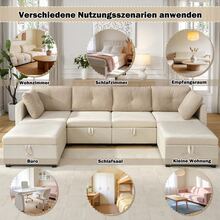 Sofas & Couches - Light Brown - View 5