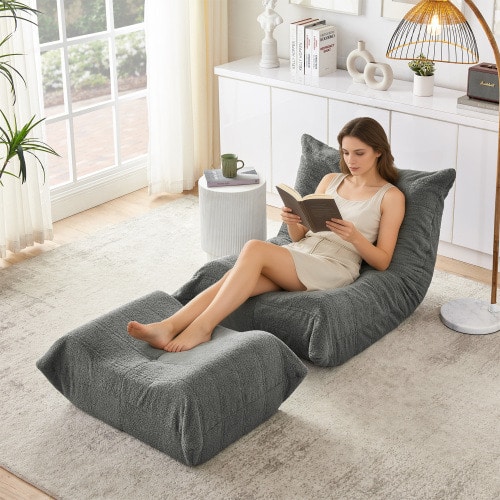 Bean Bags - Grey - View 1