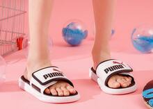 PUMA royalcat.com - Dép xăng đan đa năng dành cho cả nam và nữ, màu trắng. - trắng - Xem 2