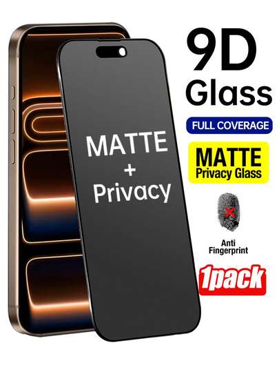 1片磨砂隐私钢化玻璃屏幕保护膜，全屏保护，适用于 17/17 E/17 Pro Max/17 Pro/17 Air/16 Pro Max/16 Pro/16/15 Pro Max/14 Pro/13 Mini/12/11系列，磨砂隐私钢化玻璃，易于贴合，磨砂防窥膜，隐私保护 | 磨砂边缘保护 | 防指纹涂层，适用于6.1英寸/6.3英寸/6.9英寸屏幕，日常办公必备。