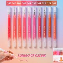 ROSYMENG 100色丙烯凝胶笔,1毫米细尖丙烯墨水笔,不透明档案级亮色马克笔,适用于黑纸绘画、素描、插画、卡片制作,学生用品,返校必备 - 彩色 - 查看 28
