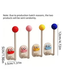 1/2 chiếc Giá đỡ dây buộc tóc tiện dụng, Móc treo phụ kiện tóc phòng tắm, Giá đỡ dây buộc tóc tối giản, Móc treo trang trí nhỏ gọn (Cần tự lắp ráp) - Nhiều màu - Xem 8