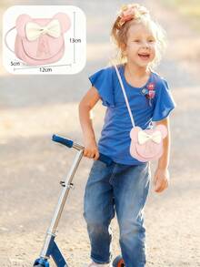 1pc Personalized Crossbody Bag For Girls, Unique Shoulder Bag, Suitable As Birthday Gift For All Ages - Pink - View 5