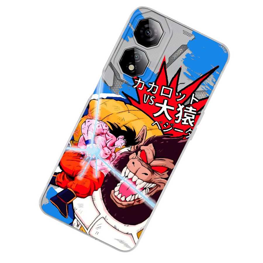 Funda Compatible con Nubia Gokú Pelea Vegetá Ozaru Protector Dragon Carcasa Anticaídas a Prueba De Golpes Balt TPU. - transparente - Ver 1