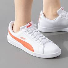 PUMA彪馬 Up 舒適百搭 低筒板鞋 男女同款 白紅色 - 白紅色 - 查看 2