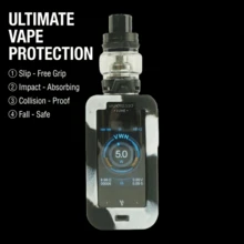 Ốp silicon VapeSMOD bán chạy nhất hiện nay, phù hợp với Vaporesso Luxe/Luxe2, vỏ bảo vệ chống trượt, chống rơi, chống va đập, chất liệu silicon mềm mại, bề mặt nhám. - Nhiều màu - Xem 13