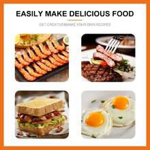 SOKANY 08067 家用牛排机多功能电烤盘，750W 强劲功率，上下双面同时加热，不粘涂层，易于清洁，可用于煎牛排/三明治/煎蛋/培根/吐司等多种食材，一机多用，满足双人用餐需求，情侣/父母/室友共享更快乐 - 日規A型插(100V) - 查看 4