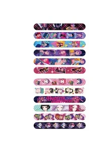 4pcs Cartoon K-POP Clapper Bracelets, Anime Clapper Bracelets, Birthday Party Supplies, Photo Props, Holiday Gifts - Multicolor - View 14