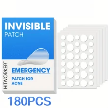 Miếng dán trị mụn hydrocolloid 720/360/180 miếng/hộp, không cồn, không mùi, dịu nhẹ và không gây kích ứng, che phủ mụn và vết thâm, miếng dán trị mụn chất lượng cao chứa axit salicylic và tinh dầu tràm trà, không để lại cặn, chăm sóc 24 giờ. - Nhiều màu - Xem 9