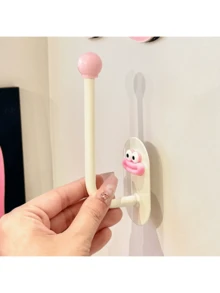 1/2 chiếc Giá đỡ dây buộc tóc tiện dụng, Móc treo phụ kiện tóc phòng tắm, Giá đỡ dây buộc tóc tối giản, Móc treo trang trí nhỏ gọn (Cần tự lắp ráp) - Nhiều màu - Xem 5