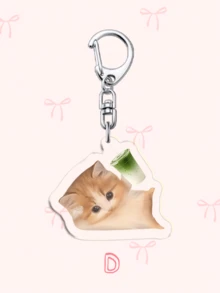 1个可爱抹茶蝴蝶结饮料钥匙扣/咖啡蝴蝶结饮料钥匙扣/萌萌仓鼠手捧咖啡钥匙扣。适合日常佩戴和节日礼物，INS风。可作为日常包包配件、挂件、挂绳、钥匙扣、可爱女孩小物件、汽车钥匙扣。适合送给姐妹、女友和家人。尤其适合抹茶和咖啡爱好者。 - 彩色 - 查看 17