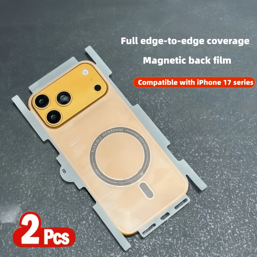 Hydrogel Screen Protector For IPhone 17 Pro / Pro Max | 360° Full Screen Coverage, Self-Healing, Scratch-ResistaMagnetic Car Mount Friendly