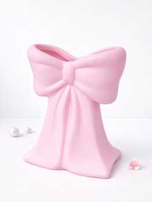 1pc Elegant Bow Makeup Brush Holder - Perfect For Organizing Makeup Brushes And Office Supplies - Multicolor - View 9