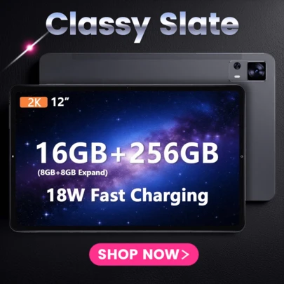 Elevate Your Digital World With The M70 12-Inch Android 13 Tablet. Experience Lightning-Fast Performance With Its Octa-Core Processor And A Remarkable 8GB RAM (Expandable To 16GB), Paired With A Spacious 256GB ROM (Expandable Up To 1TB Via Micro SD). Immerse Yourself In Stunning Visuals On The 2000x1200 FHD Touch Screen, Perfect For Streaming And Productivity. Stay Connected Anywhere With 5G WiFi And 4G LTE Dual SIM Support. Capture Crisp Photos With The 13MP Rear Camera. The 8000mAh Battery Ensures Long-Lasting Use, And It Comes Complete With A Premium Leather Case. (Note: Charger Not Included).