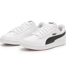 Giày thể thao cổ thấp PUMA Smash v2 Up, unisex, màu trắng/đen - Đen và Trắng - Xem 5