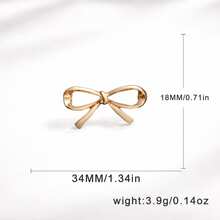 Ghim cài áo hình bướm rỗng tối giản, bộ 2 ghim cài áo rỗng thanh lịch dành cho bạn thân của Niche Fashion (không kèm hộp quà). - Vàng - Xem 2