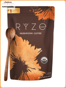 Mushroom Coffee Instant Powder | Organic Coffee With Lion's Mane, Reishi & MCT Oil | 30 Servings (Pack Of 1) - Pack of 1 - 查看 1