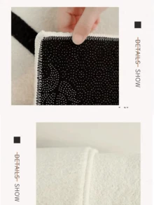 1 tấm thảm nhỏ bằng chất liệu giả cashmere, thích hợp dùng trải sàn sofa và bàn cà phê, thảm gia dụng, chống bám bẩn và dễ bảo quản, dùng làm chăn cạnh giường ngủ trong phòng ngủ. - Hoa mùa xuân 1 - Xem 3
