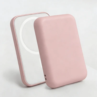 Ốp lưng từ tính cho iPhone - Vỏ bảo vệ chống rơi bằng TPU mềm, tương thích với MagSafe | Bề mặt mờ và thiết kế khóa chắc chắn (Không bao gồm pin)