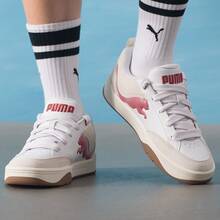 Giày thể thao PUMA Park Lifestyle SD, Unisex, Trắng/Beige - màu trắng ngà/đỏ - Xem 3