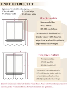 双层黑色窗帘，现代简约遮光窗帘，适用于客厅、卧室、阳台、飘窗装饰 - 黑色 - 查看 9