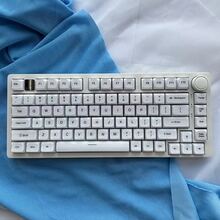 【不透明果冻白雕刻键帽】130+ PBT材质雕刻OEM高度全套键帽，DIY定制机械键盘键帽，兼容Cherry/Gateron MX轴，60%配列（61/64/68/75/84/87/98/104/108键），不透明雕刻，果冻白，PBT材质，永不油腻 - 查看 7