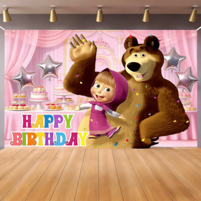 -Masha And Bear Car…