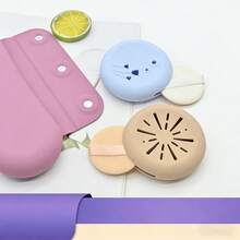 Creative Best-Selling Makeup Sponge Holder Case, Portable Travel Silicone Makeup Puff Box With Elegant Design - Multicolor - View 1