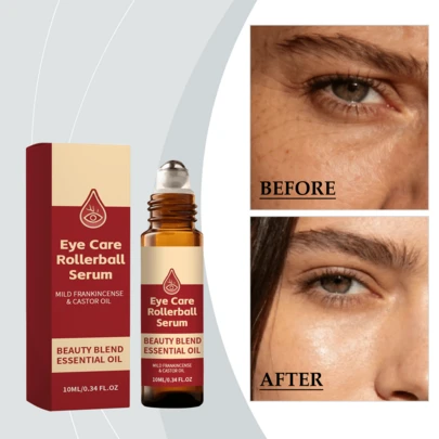 这款眼部精华蕴含乳香树脂提取物和蓖麻籽油，有助于减轻眼部浮肿和淡化黑眼圈，清爽不油腻，快速吸收。轻柔的滚珠按摩滋养并焕活疲惫的双眼，适合日常使用和旅行携带。