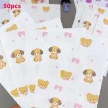 100pcs 4.7x6.7 Inch Gift Packaging Bags, Including Holiday Gift Paper Bags, Cartoon Cute Premium Packaging Paper Bags, Accessory Small Gift Paper Bags, Cute Puppy Pattern Paper Bags, Party Gift Packaging Bags, Creative DIY Decorative Gift Paper Bags, Suitable For Holiday, Wedding, Birthday Party Gift Bags And Gift Wrapping Paper Bags - Gift Bags - View 9