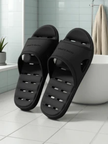 Japanese Style Leak-Proof Slippers, Unisex Bathroom Shower Sandals, Anti-Slip Quick-Drying Non-Odor Slides - Slippers - View 19