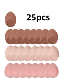12pcs Large Random Color Makeup Sponge Eggs, Mixed Beauty Sponges For Liquid, Cream And Powder Perfect Application, Multicolor Makeup Sponges Suitable For All Skin Types, Latex-Free Dual-Use Powder Foundation - Multicolor - View 9