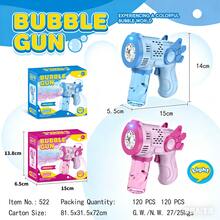 1 Pistola de Burbujas Automatica con Tema de Dinosaurio- Pistola de Juguete Manual de 40 Agujeros, Sin Solución de Burbujas ni Pilas Incluidas,Ideal para Bodas al Aire Librey y Regalos de Navidad, Color Dual Rosa/Verde - T1-52939 - Ver 7