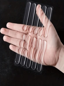 Silicone Door Handle Buffer Pads - Transparent, Noise-Reducing Wall Protection Pads For Kitchen And Bathroom - Multiple Styles - View 1