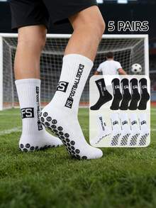 情人节礼物 1/3/5/10 双色青少年中筒运动袜，吸汗透气，穿着舒适，适合青少年篮球训练、户外活动、健身房和秋季穿着。 - 彩色 - 查看 2