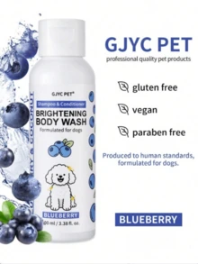 Jack Dog Whitening Shampoo, Gentle Cleansing, Deodorizing, Brightening, Softening Pet Grooming Product - Blue - View 2