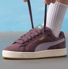 PUMA彪馬 Suede XL 舒適百搭 板鞋 男女同款 紫色 - 紫紅色 - 查看 2