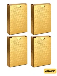 2 Packs Waterproof Plastic Playing Cards, Suitable For Christmas And Holiday Parties, Family Game Nights, Party Favors And Gifts - Includes Foil Cards For Magic Tricks And Novelty Cards, Ideal For Adult, Men And Teen Entertainment (Black) - Multicolor - View 18