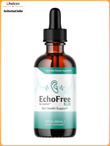 Echo Free Ear Wellness Drops | Liquid Ear Support Supplement | Daily Ear Health Formula | 2 Oz (1 Bottle) - 1 Bottle - View 1