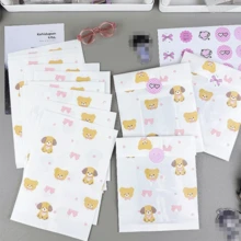 100pcs 4.7x6.7 Inch Gift Packaging Bags, Including Holiday Gift Paper Bags, Cartoon Cute Premium Packaging Paper Bags, Accessory Small Gift Paper Bags, Cute Puppy Pattern Paper Bags, Party Gift Packaging Bags, Creative DIY Decorative Gift Paper Bags, Suitable For Holiday, Wedding, Birthday Party Gift Bags And Gift Wrapping Paper Bags - Gift Bags - View 4