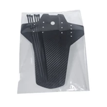 2个碳纤维纹理自行车挡泥板，通用型前后挡泥板，PVC材质 - 彩色 - 查看 10