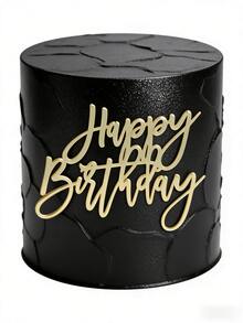 1 pièce Décorations de gâteau, Décorations de gâteau d'anniversaire, Décorations de cuisine pour la cuisson, Décorations de gâteau DIY, Décorations de fête, Fournitures de cuisson, Décorations de cuisson, Fournitures de cuisson, Fournitures pour gâteaux, Produits de base de cuisine, Cadeaux de fête - Doré - Voir 5