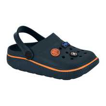 Molekinho Molekinha Kids' Flip-Flops - Fashionable Clogs With Fun Buttons - 202 Navy-orange Molekinho - View 1