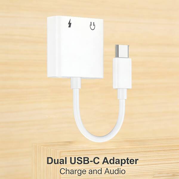 1 Stück universeller hochauflösender stabiler verdrahteter empfindlicher verzögerungsfreier geräuscharmer Plug-and-Play leichter tragbarer USB-C Digital-Audio-Adapter, minimalistisches Modedesign, kompatibel mit Apple 15/16/17Pro Serie und allen Android-Modellen, unverzichtbar für Gaming, Streaming, Videoanrufe, Studenten und Geschäftsanwender
